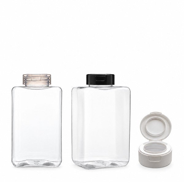 원터치 950ml 사각 투명
