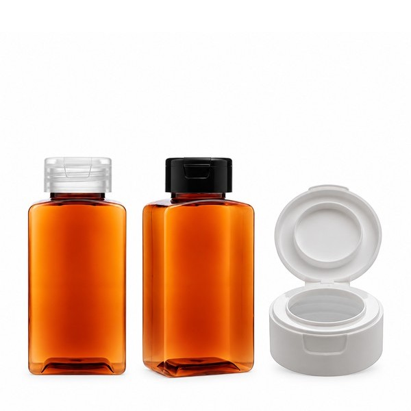 원터치 250ml 사각 갈색