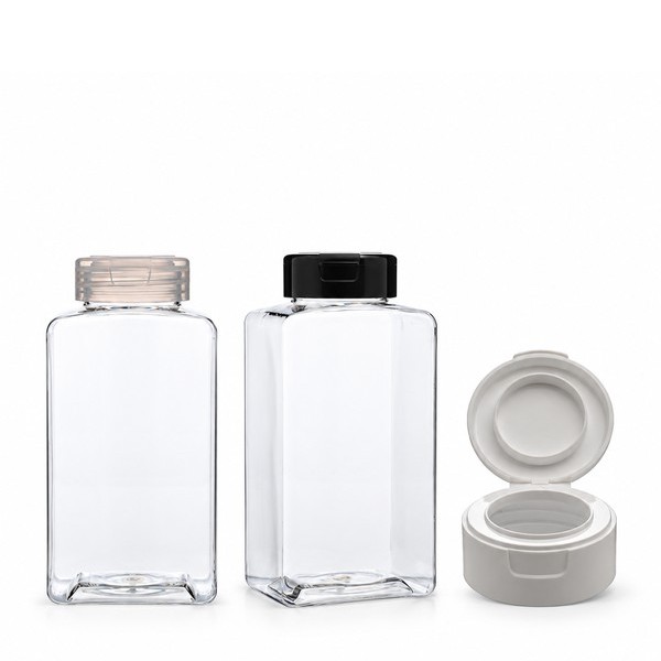 원터치 500ml 사각 투명