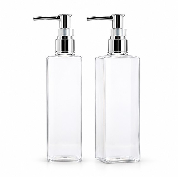 유광오일펌프 350ml 사각 투명