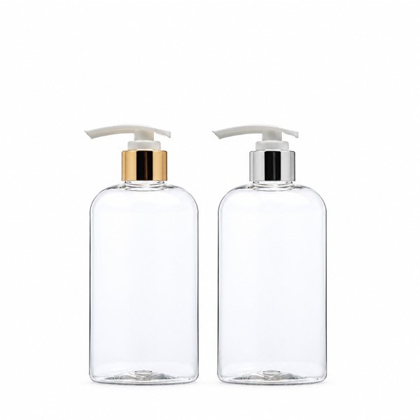 유광 디스펜서 250ml 납작 투명