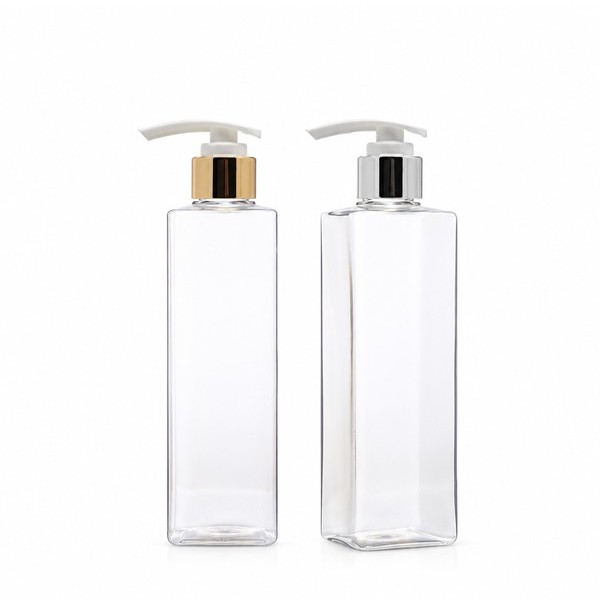 유광 디스펜서 350ml 사각 투명