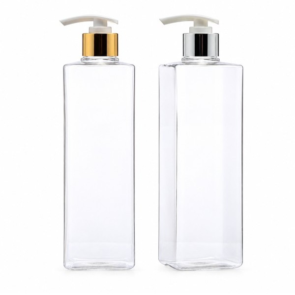 유광 디스펜서 T 500ml 사각 투명