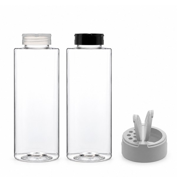 조미료 1,000ml 롱 라운드 투명