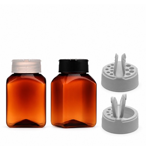 조미료 120ml 사각 갈색