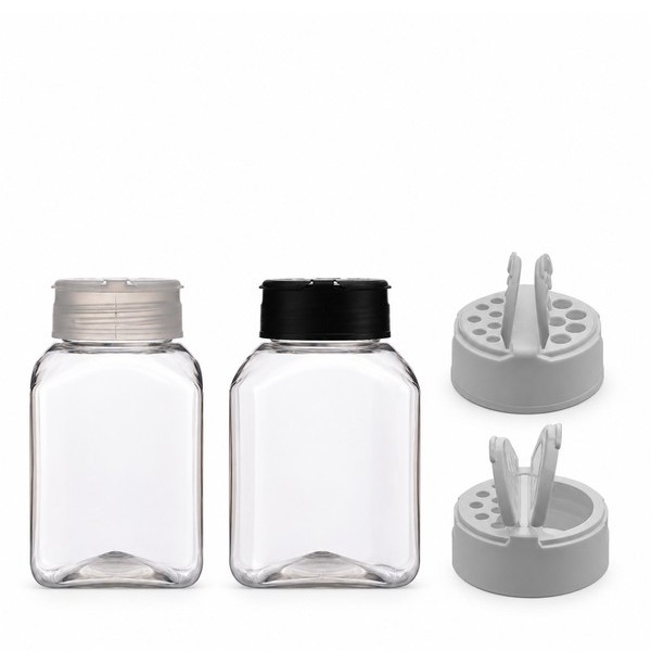 조미료 120ml 사각 투명