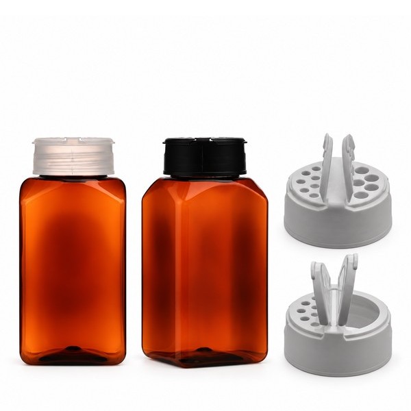 조미료 200ml 사각 갈색