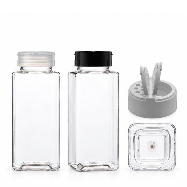 조미료 500ml 롱 사각 투명