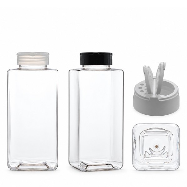 조미료 900ml 롱 사각 투명
