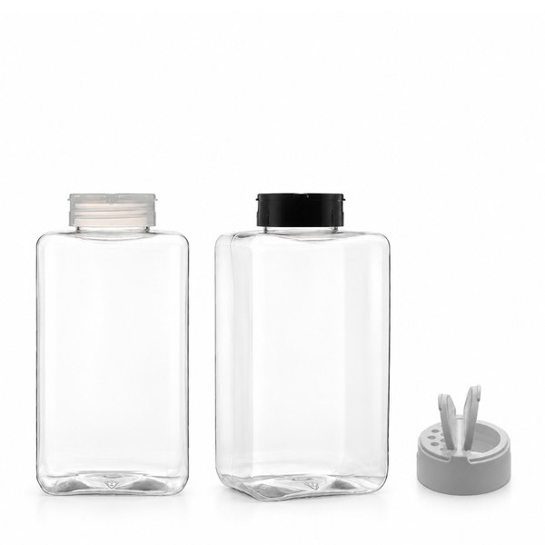 조미료 950ml 사각 투명