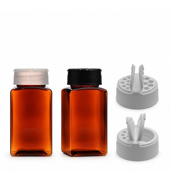 조미료 125ml 사각 갈색