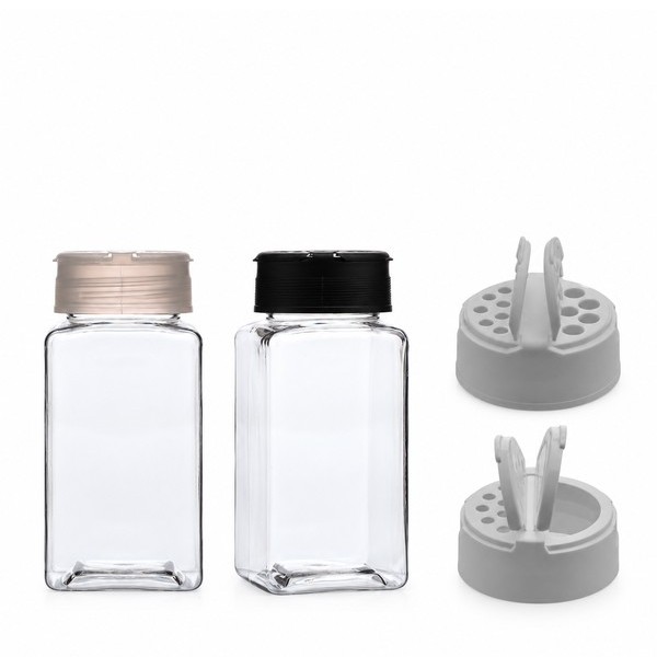 조미료 125ml 사각 투명