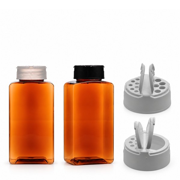 조미료 250ml 사각 갈색