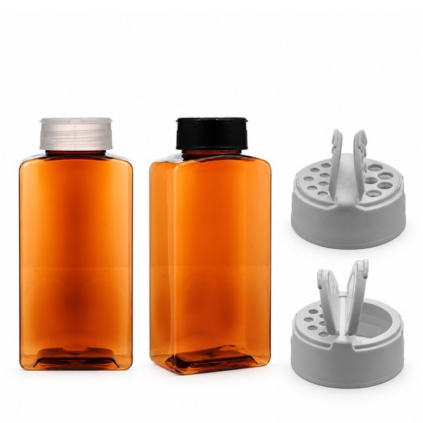 조미료 300ml 사각 갈색