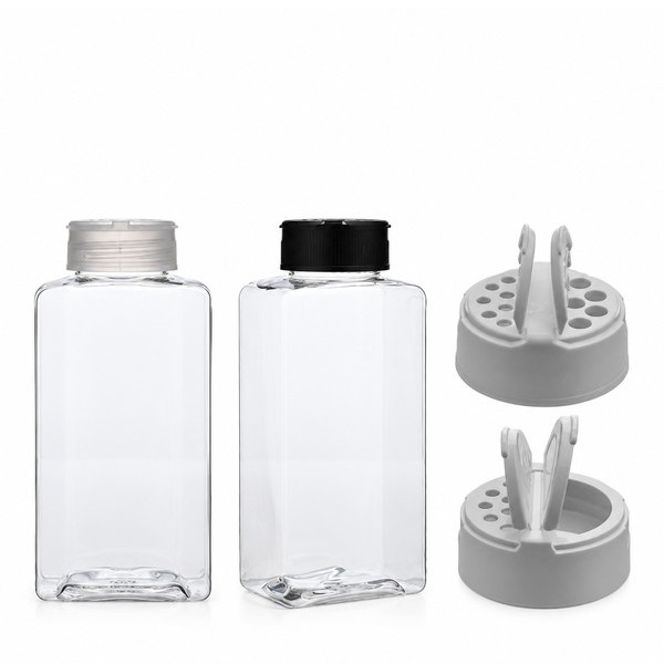 조미료 300ml 사각 투명