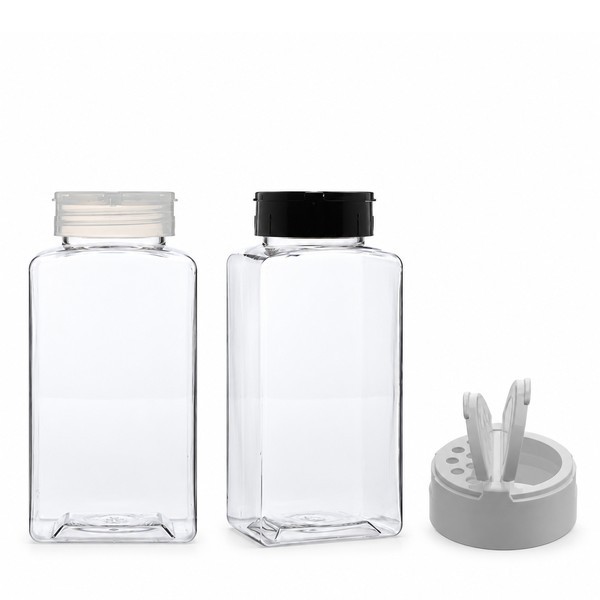 조미료 400ml 사각 투명