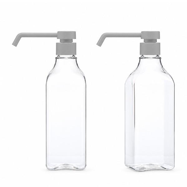 코끼리펌프 500ml 사각 투명
