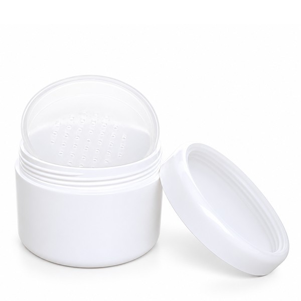 파우더 용기 100ml 백색