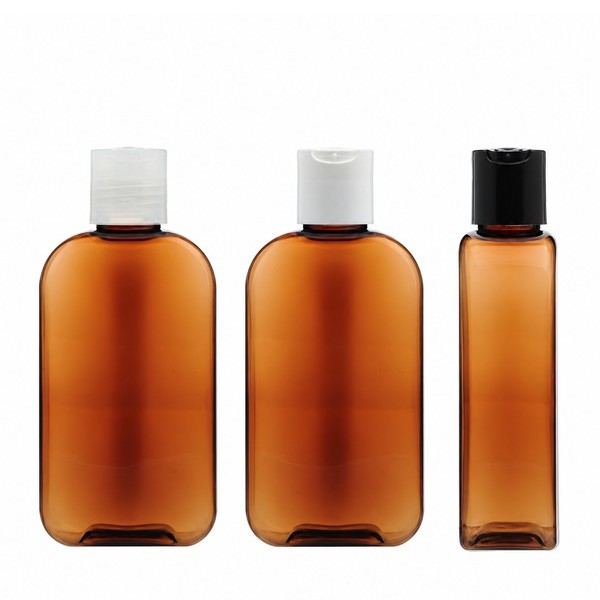 프레스 캡 150ml 사각 갈색