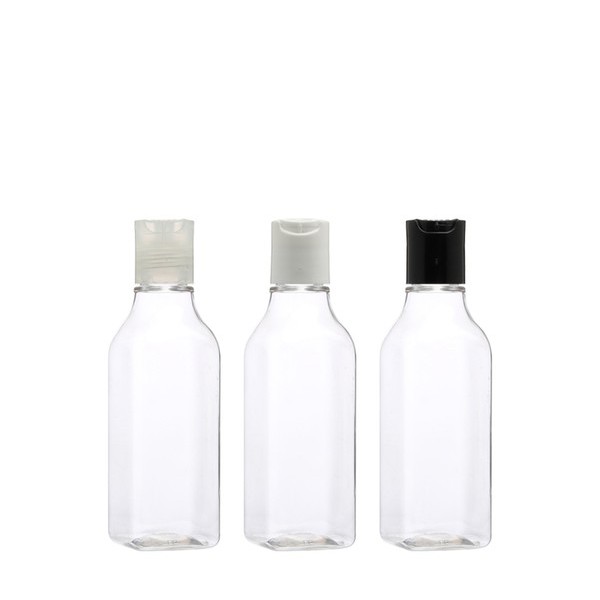 프레스 캡 120ml 사각 투명