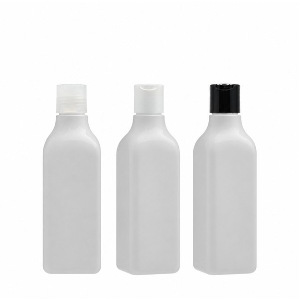프레스 캡 250ml 사각 백색
