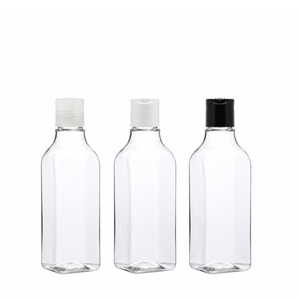 프레스 캡 250ml 사각 투명
