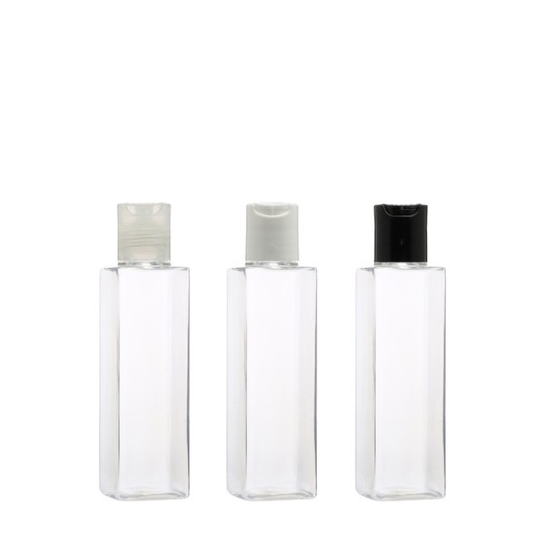 프레스 캡 110ml 사각 투명