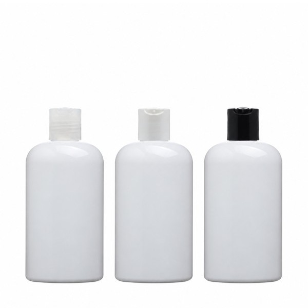 프레스 캡 250ml 납작 백색