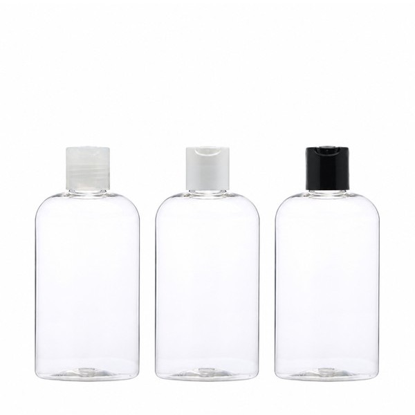 프레스 캡 250ml 납작 투명