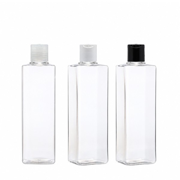 프레스 캡 350ml 사각 투명