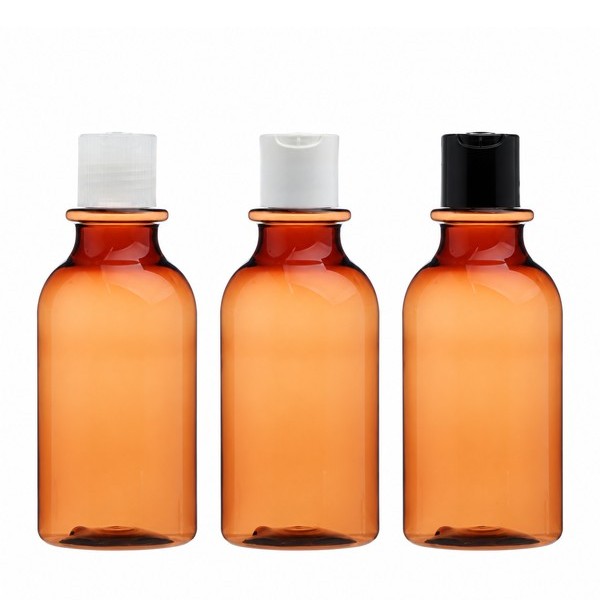 프레스 캡 200ml 갈색