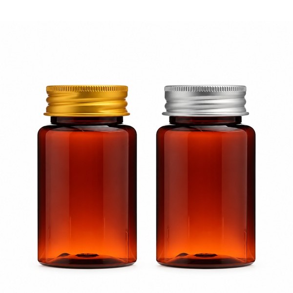 알루미늄 캡 100ml 갈색