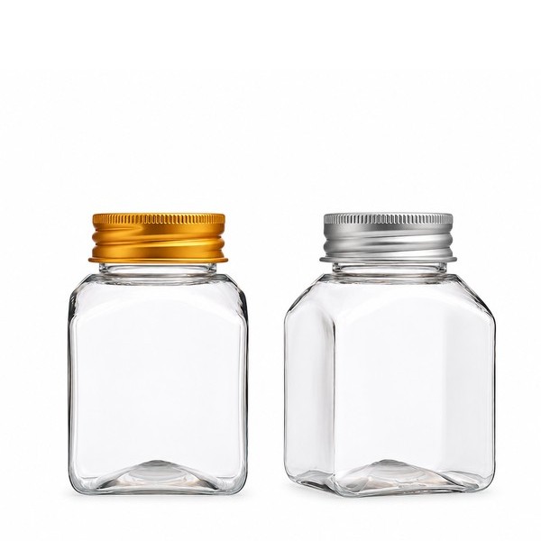 알루미늄 캡 120ml 사각 투명