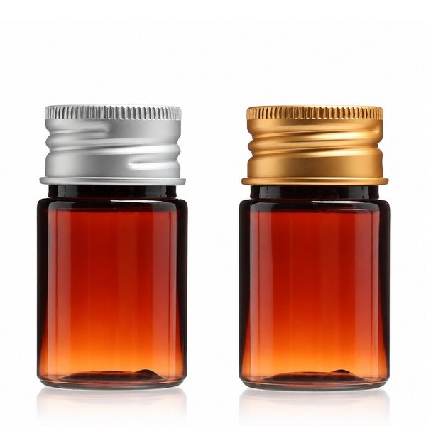 알루미늄 캡 25ml 갈색