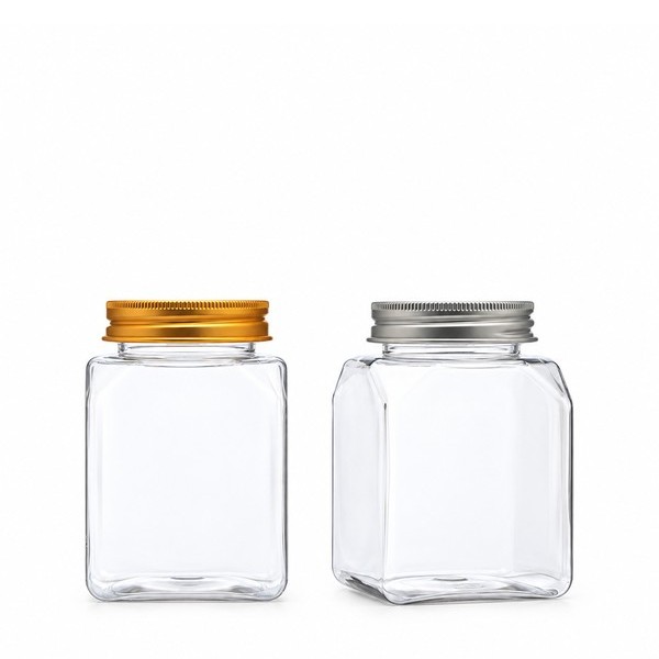 알루미늄 캡 300ml 사각 투명