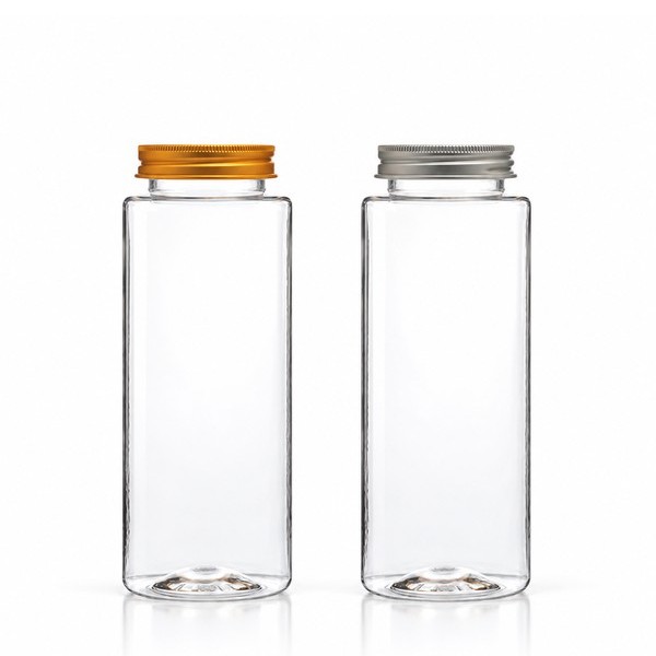 알루미늄 캡 400ml 롱 라운드 투명