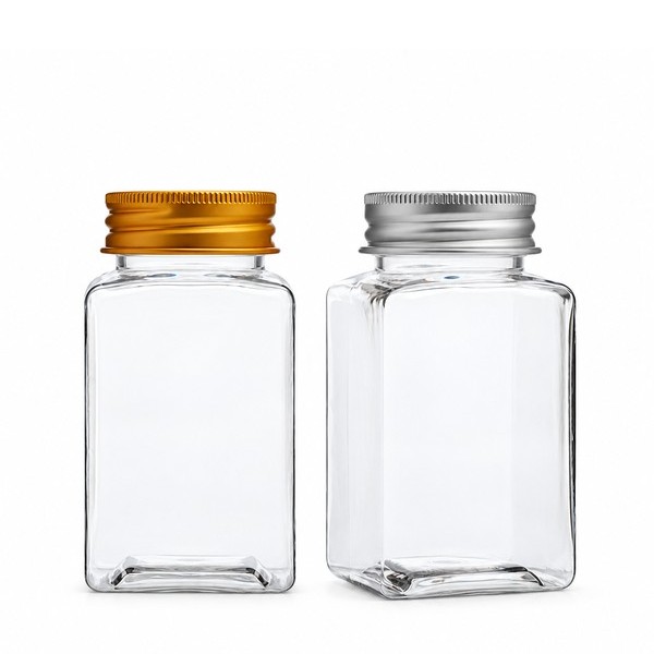 알루미늄 캡 125ml 사각 투명