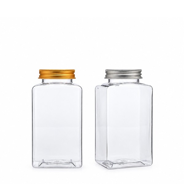알루미늄 캡 400ml 사각 투명