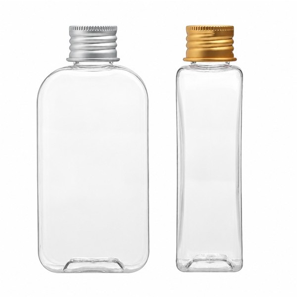 알루미늄 캡 100ml 사각 투명