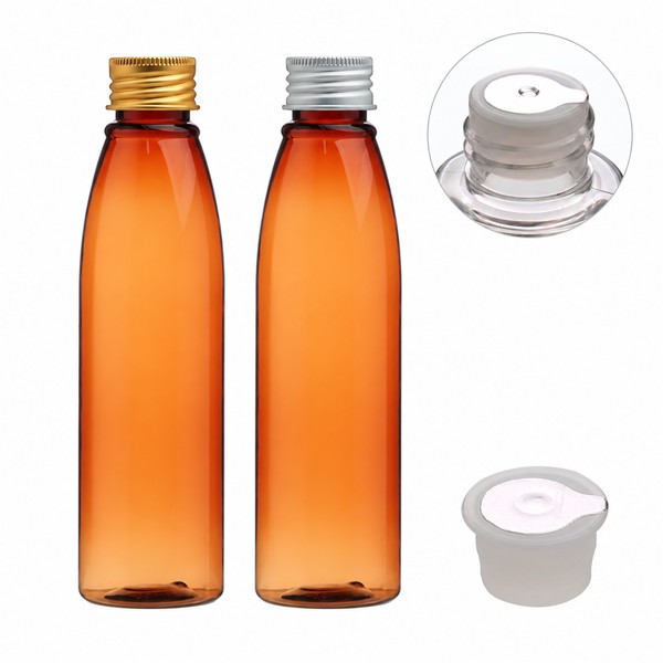 알루미늄 캡(스킨용) M 150ml 갈색