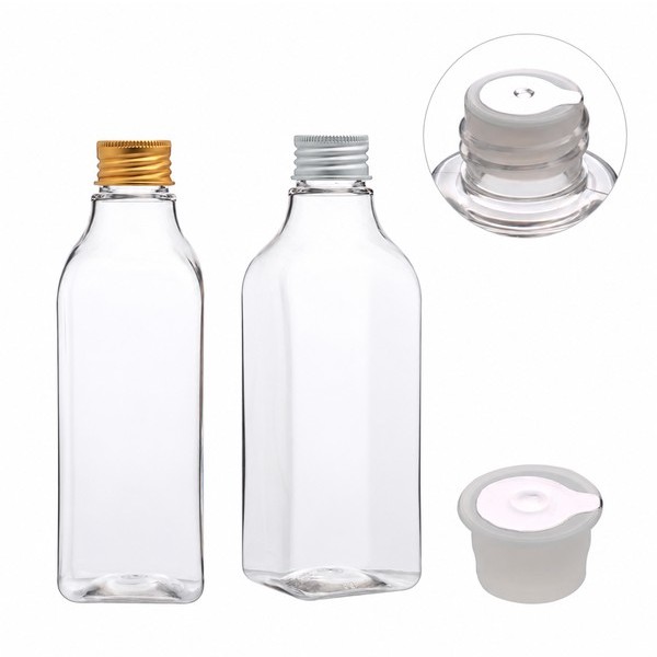 알루미늄 캡(스킨용) 250ml 사각 투명