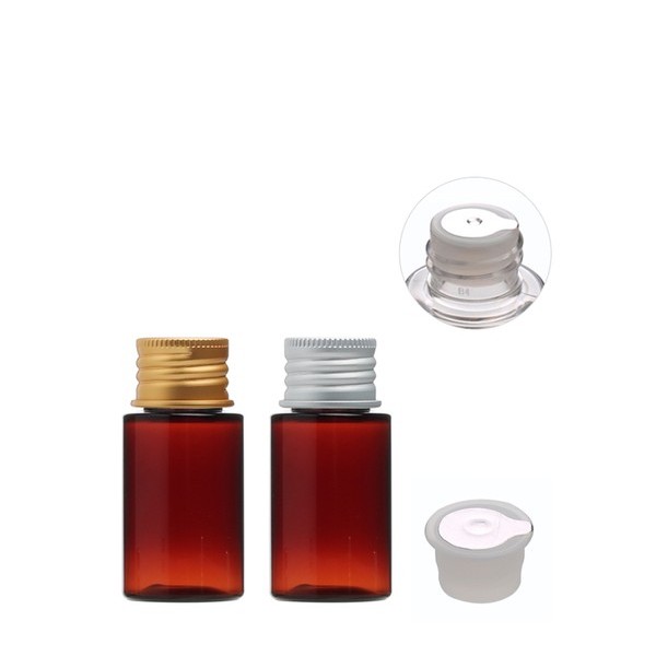 알루미늄 캡(스킨용) 20ml 갈색