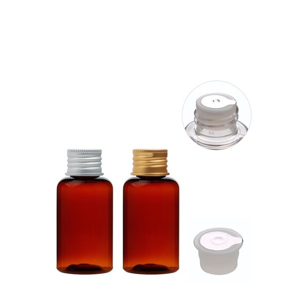 알루미늄 캡(스킨용) 50ml 갈색