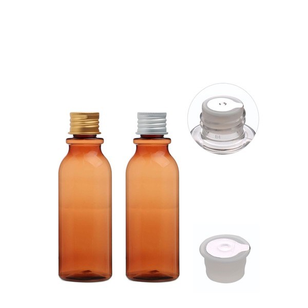 알루미늄 캡(스킨용) 100ml 갈색
