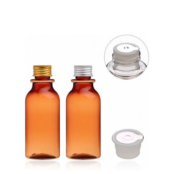 알루미늄 캡(스킨용) 150ml 갈색