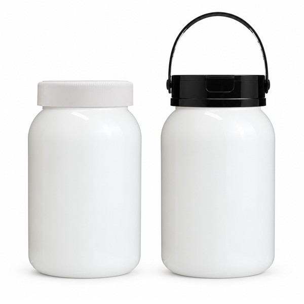 식품 라운드 광구 1,200ml 백색