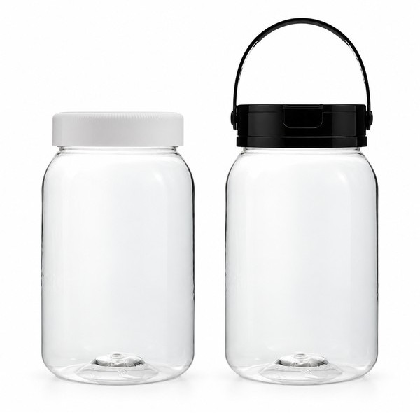 식품 라운드 광구 1,200ml 투명