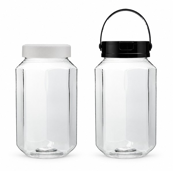 식품 팔각 광구 1,500ml 투명