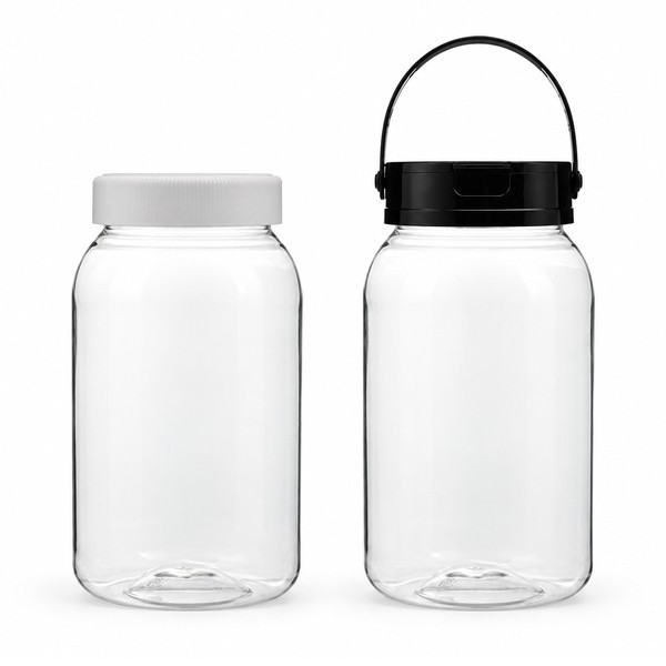 식품 라운드 광구 1,500ml 투명