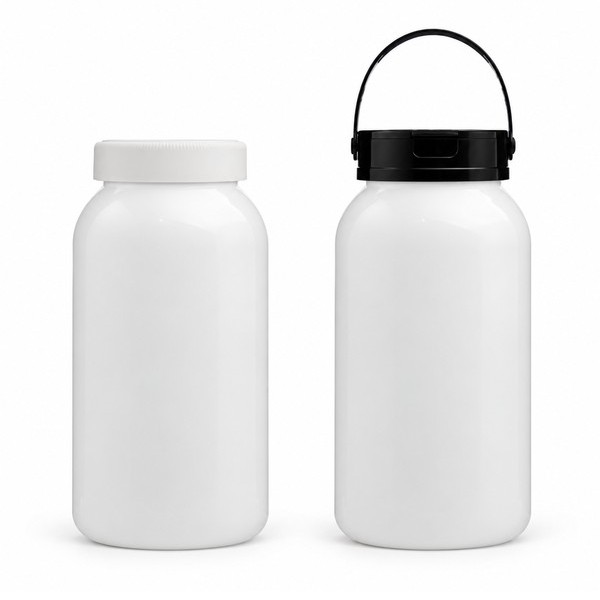 식품 라운드 광구 2,000ml 백색